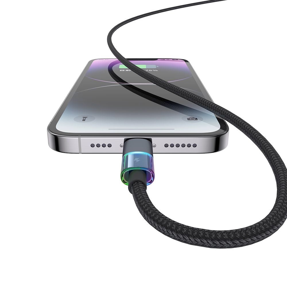 Kabel za podatke i punjenje USB-C - Lightning McDodo CA-8190 Colorful, 36W, 1.2m, Crni
