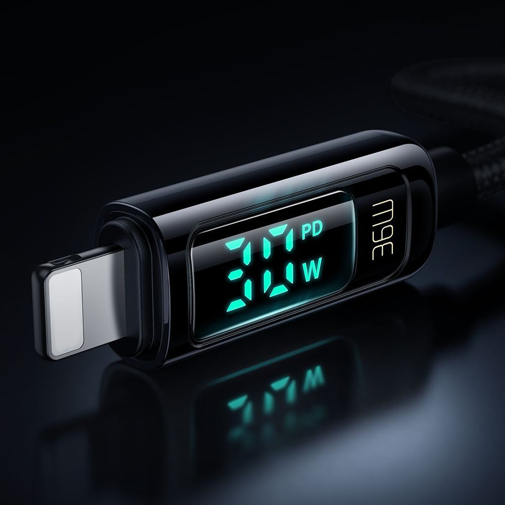 Kabel za podatke i punjenje USB-C - Lightning McDodo CA-8810 Display, 36W, 1.2m, Crni