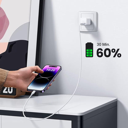 Kabel za podatke i punjenje USB-C - Lightning UGREEN US171 (10493), 20W, 1m, Bijeli
