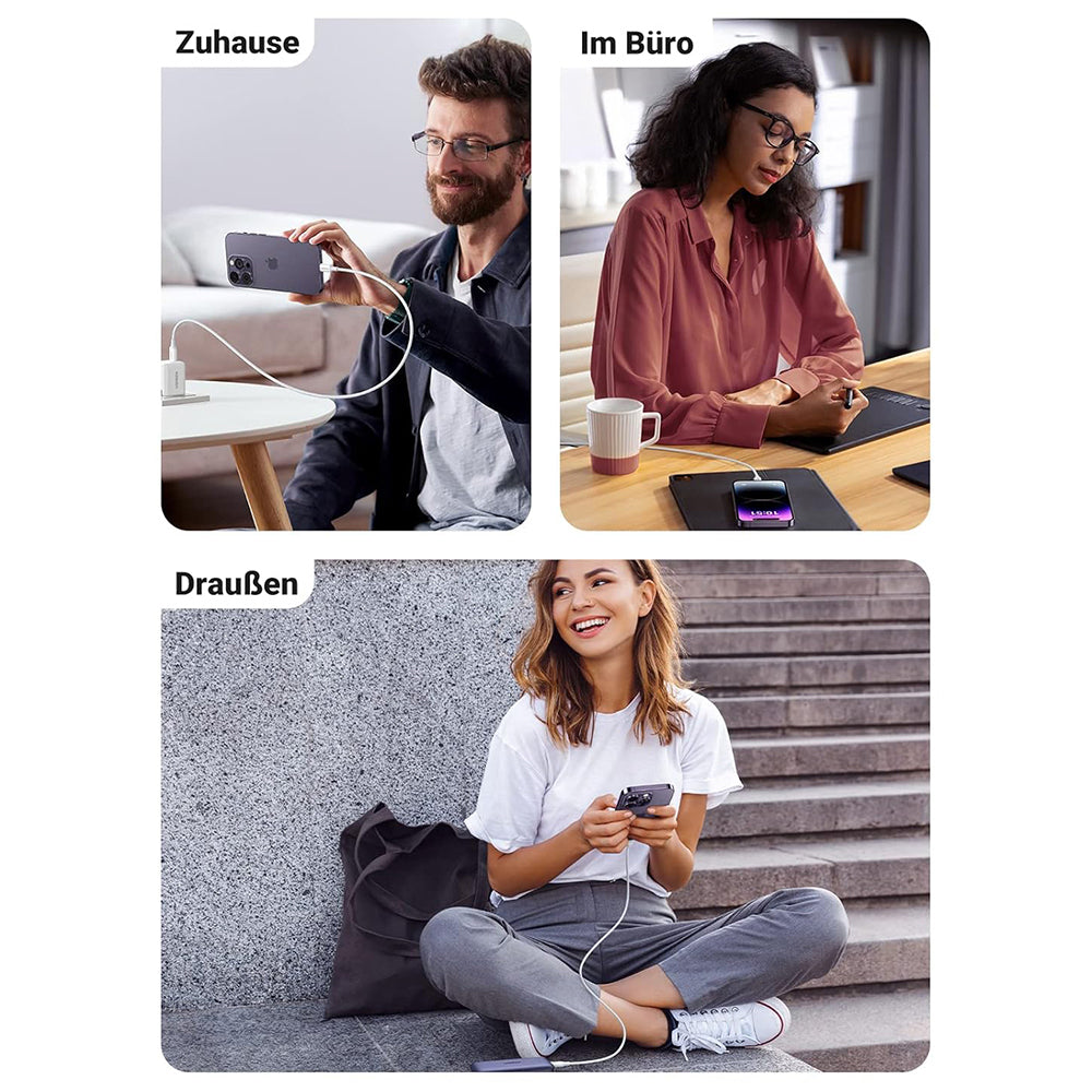 Kabel za podatke i punjenje USB-C - Lightning UGREEN US171 (10493), 20W, 1m, Bijeli