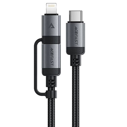 Kabel za podatke i punjenje USB-C - Lightning / USB-C Acefast C20-01, 60W, 1.2m, Crni