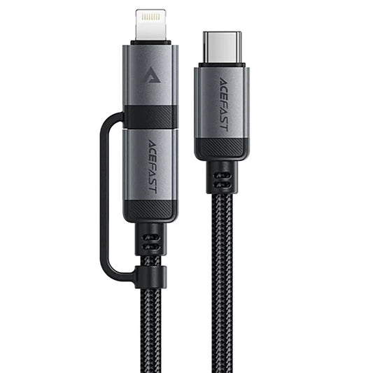 Kabel za podatke i punjenje USB-C - Lightning / USB-C Acefast C20-01, 60W, 1.2m, Crni