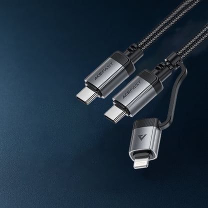 Kabel za podatke i punjenje USB-C - Lightning / USB-C Acefast C20-01, 60W, 1.2m, Crni