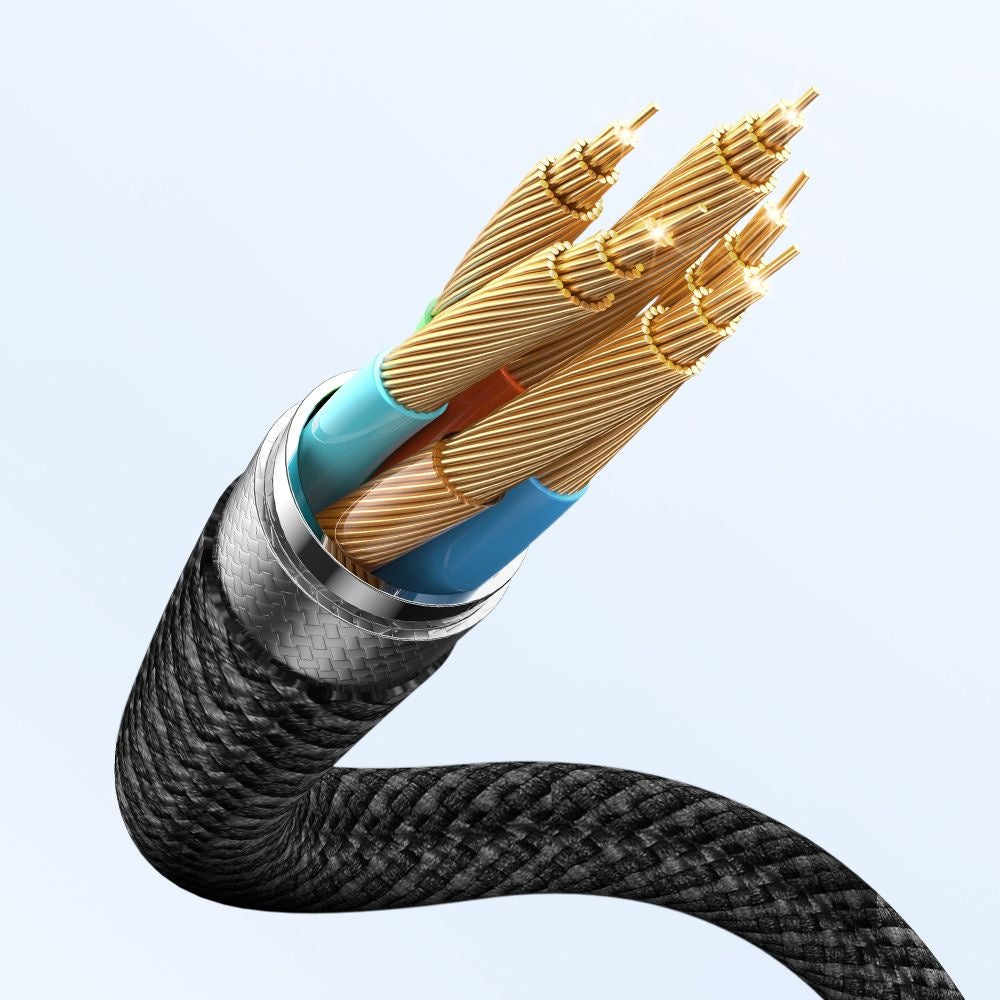 Kabel za punjenje USB-C - Lightning / USB-C / QI McDodo CA-4940 O 3in1, 100W, 1.2m, Crni