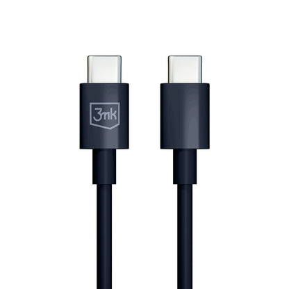 Kabel za podatke i punjenje USB-C - USB-C 3MK Hyper, 100W, 1.2m, Crni