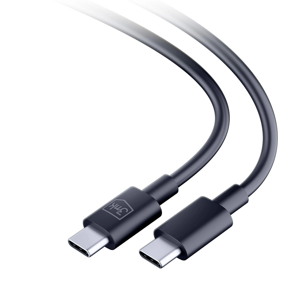 Kabel za podatke i punjenje USB-C - USB-C 3MK Hyper, 100W, 1.2m, Crni