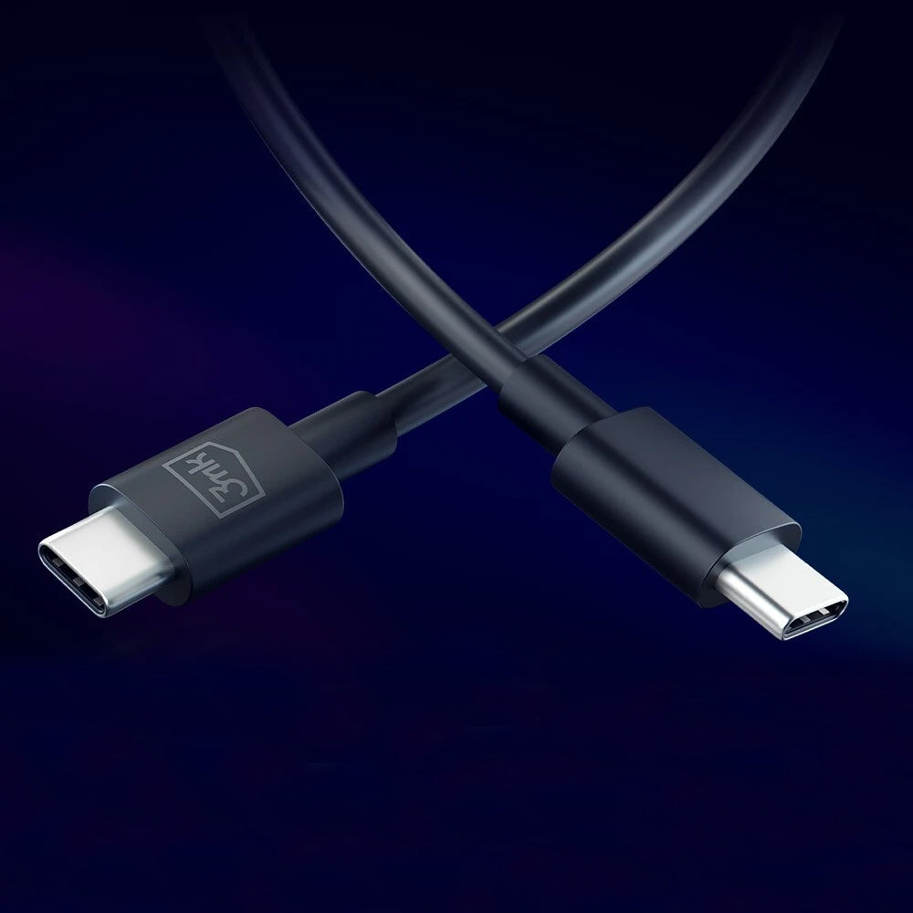 Kabel za podatke i punjenje USB-C - USB-C 3MK Hyper, 100W, 1.2m, Crni