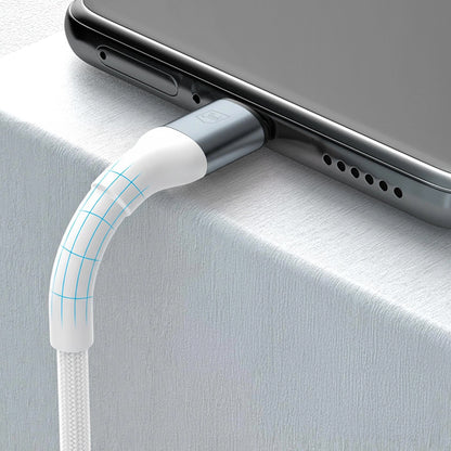 USB-C kabel za prijenos podataka i punjenje - USB-C 3MK Hyper N, 100W, 2m, Bijeli