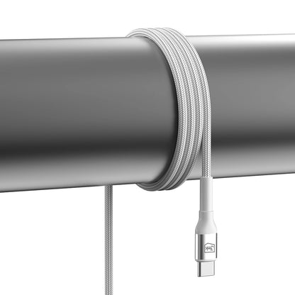 Kabel za podatke i punjenje USB-C - USB-C 3MK Hyper N, 60W, 1m, Bijeli