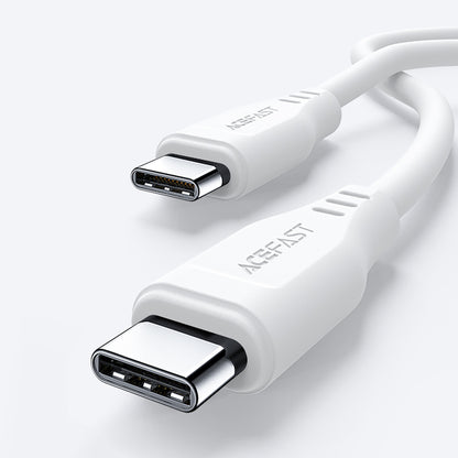 Kabel za podatke i punjenje USB-C - USB-C Acefast C3-03, 60W, 1.2m, Bijeli