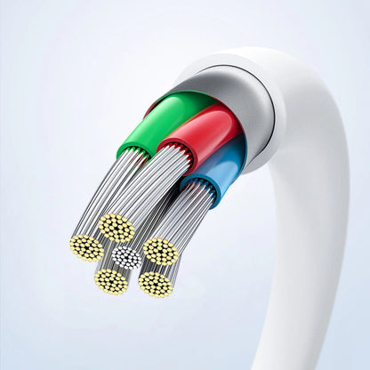 Kabel za podatke i punjenje USB-C - USB-C Acefast C3-03, 60W, 1.2m, Bijeli