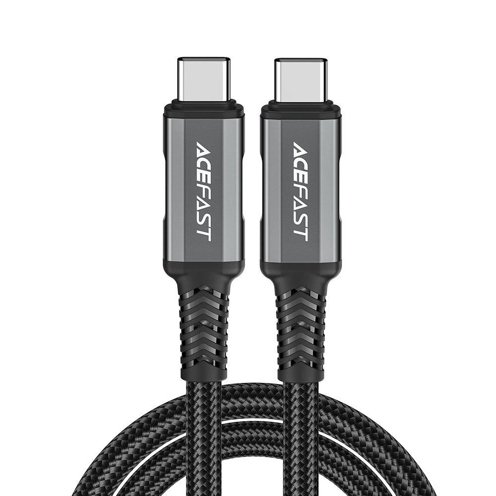 Kabel za podatke i punjenje USB-C - USB-C Acefast C1-09, 240W, 1m, Sivi