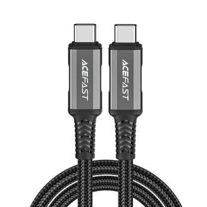 Kabel za podatke i punjenje USB-C - USB-C Acefast C1-09, 240W, 1m, Sivi