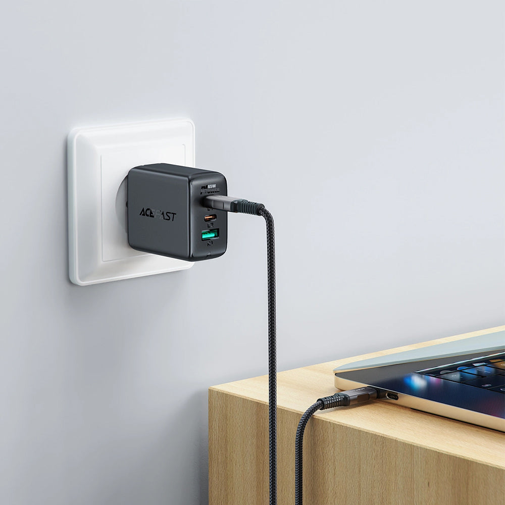 Kabel za podatke i punjenje USB-C - USB-C Acefast C1-09, 240W, 1m, Sivi