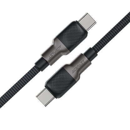 Kabel za prijenos podataka i punjenje USB-C - USB-C Acefast C10-03, 60W, 1.2m, Crni