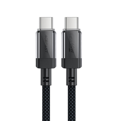 Kabel za prijenos podataka i punjenje USB-C - USB-C Acefast C12-03, 60W, 1.2m, Crni
