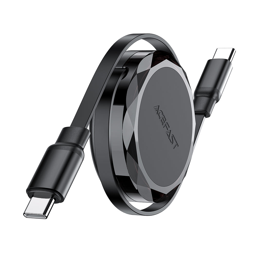 Kabel za podatke i punjenje USB-C - USB-C Acefast C13-03, 60W, 0.8m, Crni