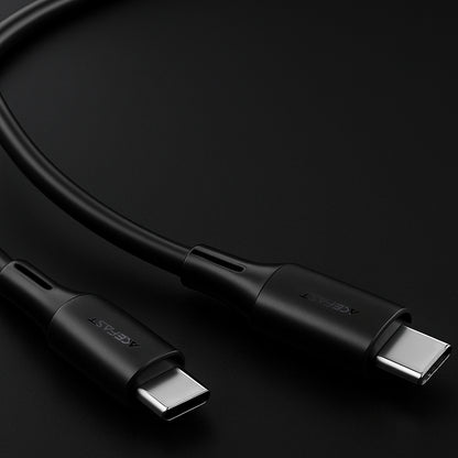 Kabel za prijenos podataka i punjenje USB-C - USB-C Acefast C17-03, 60W, 1.2m, Crni