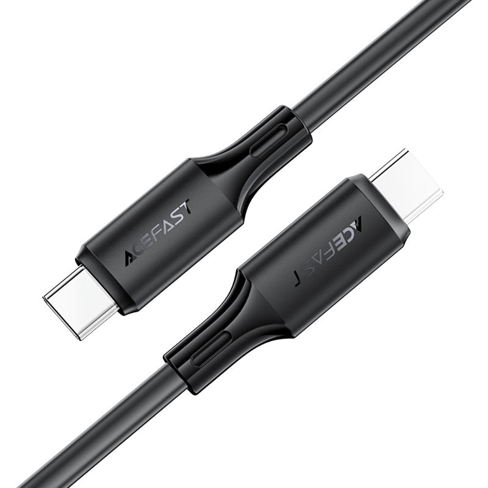 Kabel za prijenos podataka i punjenje USB-C - USB-C Acefast C17-03, 60W, 1.2m, Crni