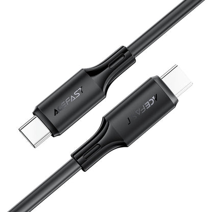 Kabel za prijenos podataka i punjenje USB-C - USB-C Acefast C17-03, 60W, 1.2m, Crni