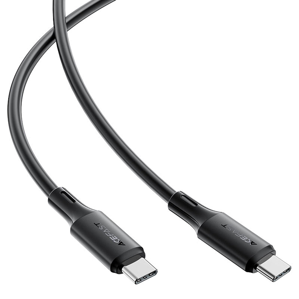 Kabel za prijenos podataka i punjenje USB-C - USB-C Acefast C17-03, 60W, 1.2m, Crni