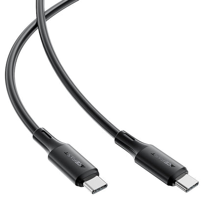Kabel za prijenos podataka i punjenje USB-C - USB-C Acefast C17-03, 60W, 1.2m, Crni