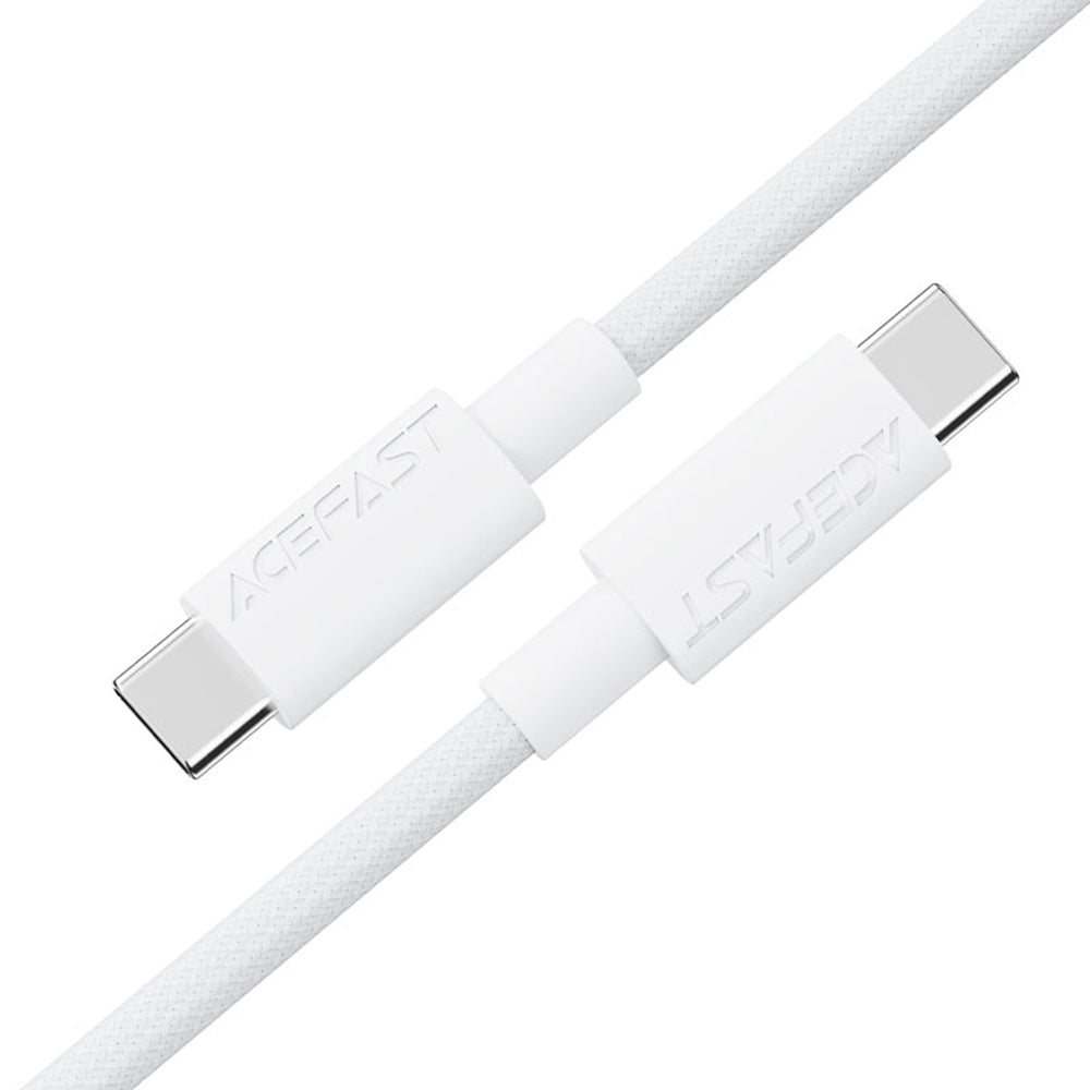 Kabel za podatke i punjenje USB-C - USB-C Acefast C18-03, 60W, 1.2m, Bijeli