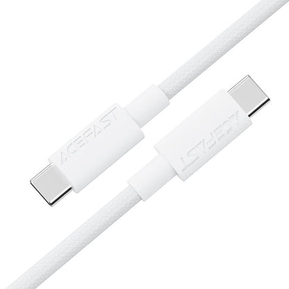 Kabel za podatke i punjenje USB-C - USB-C Acefast C18-03, 60W, 1.2m, Bijeli