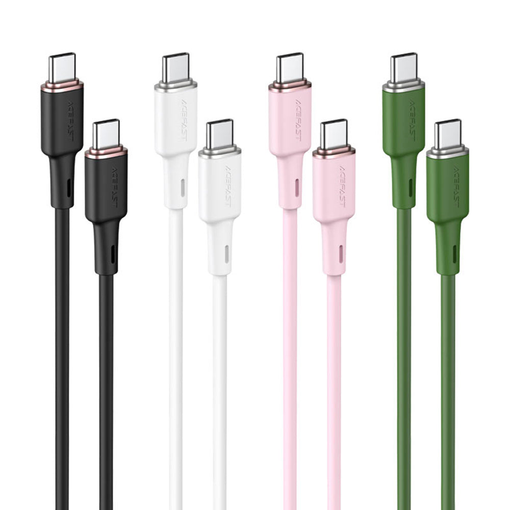 Kabel za podatke i punjenje USB-C - USB-C Acefast C2-03, 60W, 1.2m, Crni