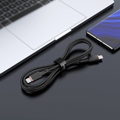 Kabel za podatke i punjenje USB-C - USB-C Acefast C2-03, 60W, 1.2m, Crni
