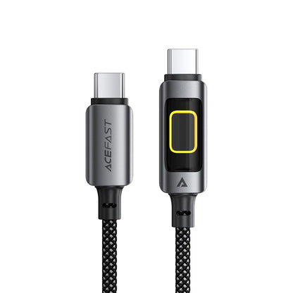 Kabel za podatke i punjenje USB-C - USB-C Acefast C21-03, 60W, 1.2m, Crni