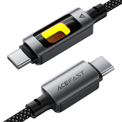 Kabel za podatke i punjenje USB-C - USB-C Acefast C21-03, 60W, 1.2m, Crni