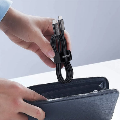 Kabel za podatke i punjenje USB-C - USB-C Acefast C23-03, 60W, 1.2m, Crni