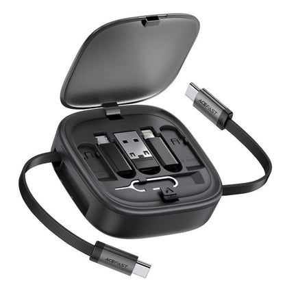 Kabel za podatke i punjenje USB-C - USB-C Acefast Travel J3, 60W, 0.95m, Crni