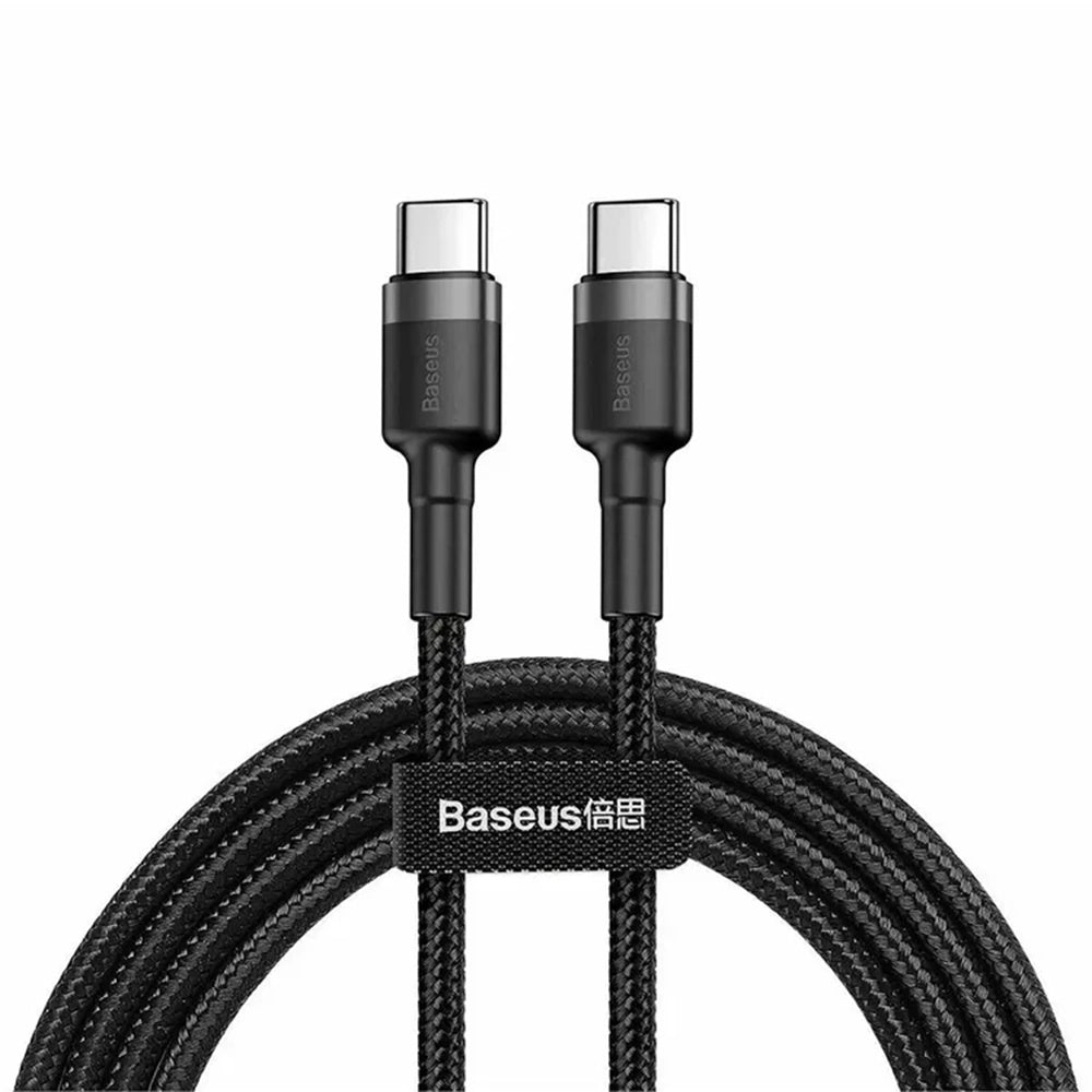 USB-C kabel za podatke i punjenje - USB-C Baseus Cafule, 60W, 2m, Set 3 komada, Crni S0TV002132