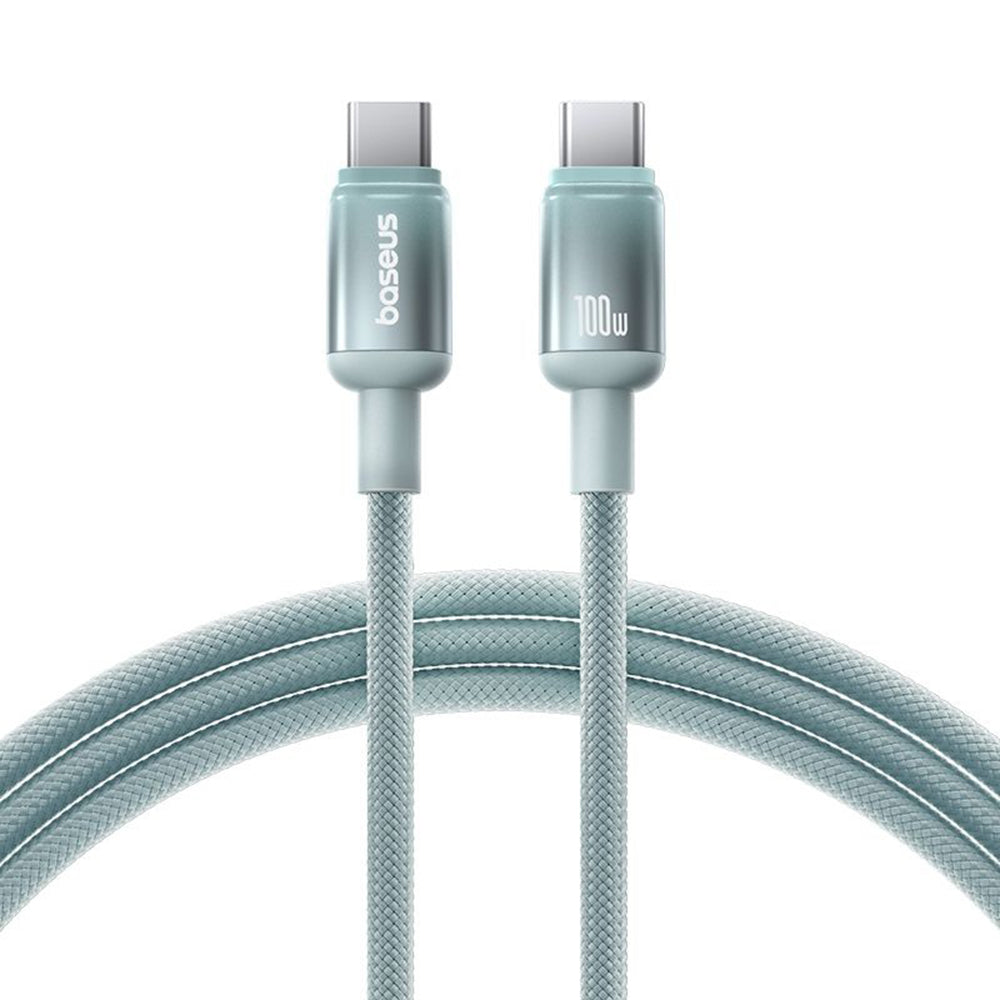 Kabel za podatke i punjenje USB-C - USB-C Baseus Discolor, 100W, 2m, Plavo Zelen E0420703