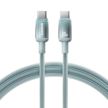 Kabel za podatke i punjenje USB-C - USB-C Baseus Discolor, 100W, 2m, Plavo Zelen E0420703
