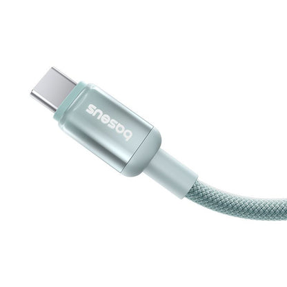 Kabel za podatke i punjenje USB-C - USB-C Baseus Discolor, 100W, 2m, Plavo Zelen E0420703