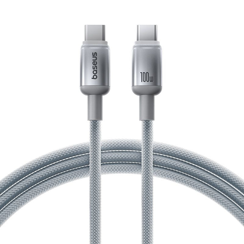 Kabel za podatke i punjenje USB-C - USB-C Baseus Discolor, 100W, 2m, Srebrni E0420800