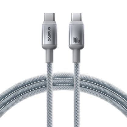 Kabel za podatke i punjenje USB-C - USB-C Baseus Discolor, 100W, 2m, Srebrni E0420800