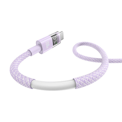 Kabel za podatke i punjenje USB-C - USB-C Baseus Display 2, 100W, 2m, Ljubičasti P10382702511-01