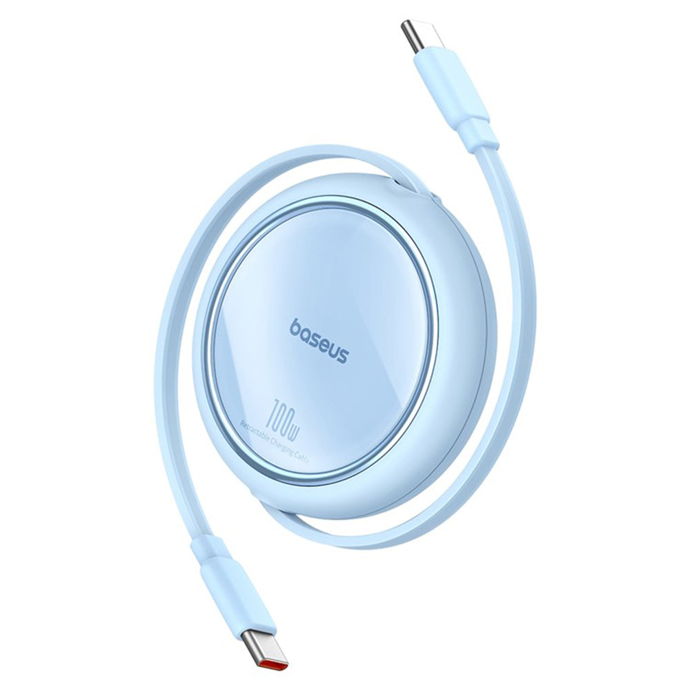 Kabel za podatke i punjenje USB-C - USB-C Baseus Free2Draw Mini Retractable, 100W, 1m, Plava P10364500311-00