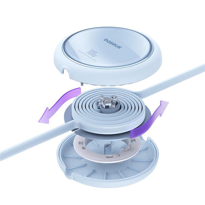 Kabel za podatke i punjenje USB-C - USB-C Baseus Free2Draw Mini Retractable, 100W, 1m, Plava P10364500311-00