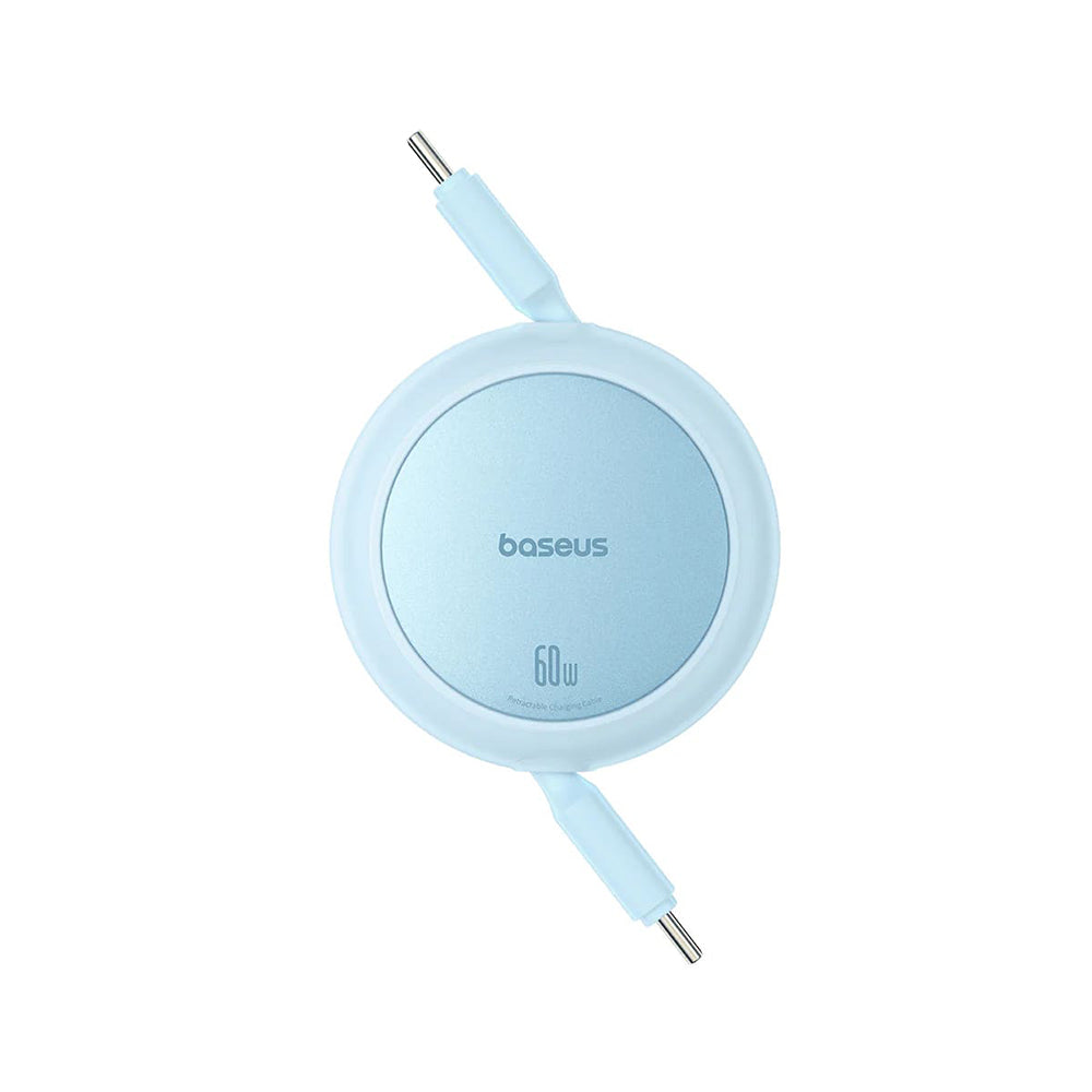 Kabel za podatke i punjenje USB-C - USB-C Baseus Free2Pull Mini Retractable, 60W, 1m, Plava P10364500311-01