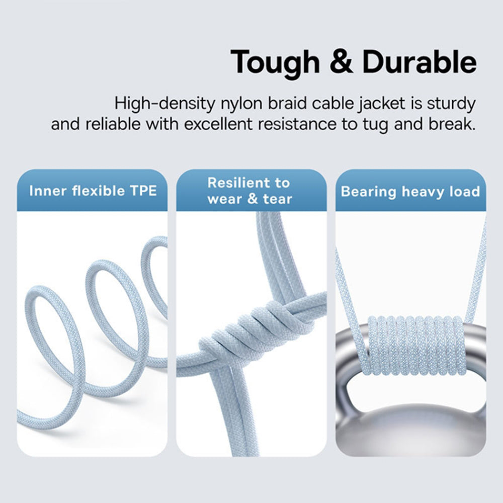 Kabel za podatke i punjenje USB-C - USB-C Baseus Gem, 100W, 2m, Plava P10373000311-01