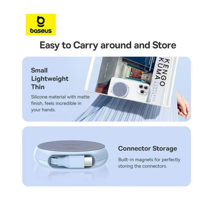 Kabel za podatke i punjenje USB-C - USB-C Baseus Pathfinder Retractable, 100W, 1m, Plava P10368400311-00