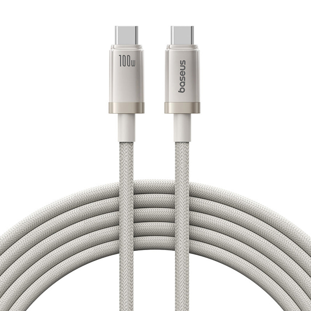 Kabel za podatke i punjenje USB-C - USB-C Baseus Titanium, 100W, 2m, Srebrni P10378100G21-01