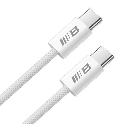 Kabel za prijenos podataka i punjenje USB-C - USB-C Blueo, 100W, 1.2m, Bijeli