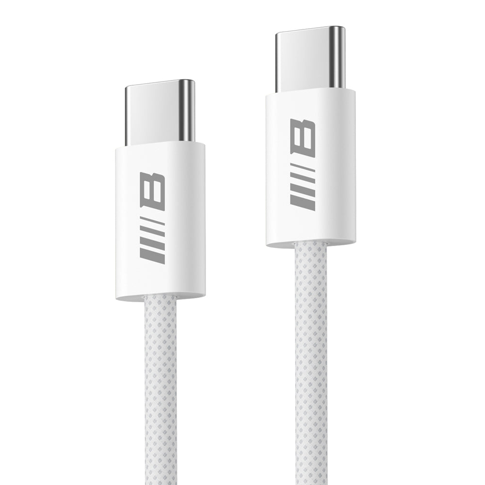Kabel za prijenos podataka i punjenje USB-C - USB-C Blueo, 100W, 1.2m, Bijeli