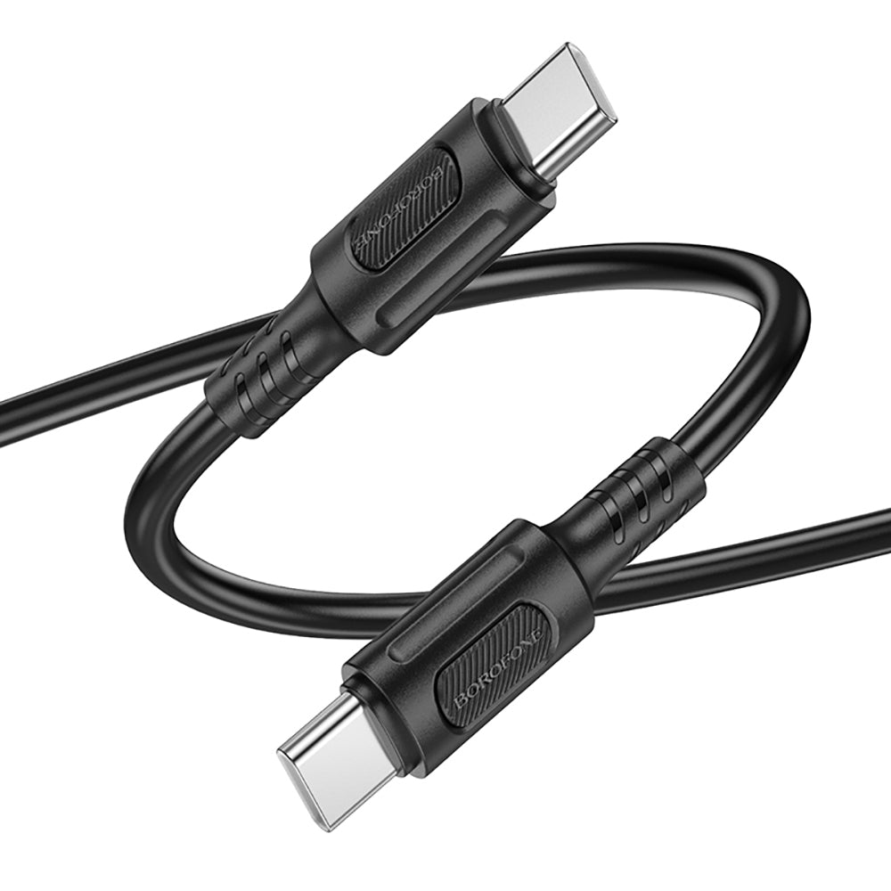 Kabel za podatke i punjenje USB-C - USB-C Borofone BX111 Feliz, 60W, 1m, Crni